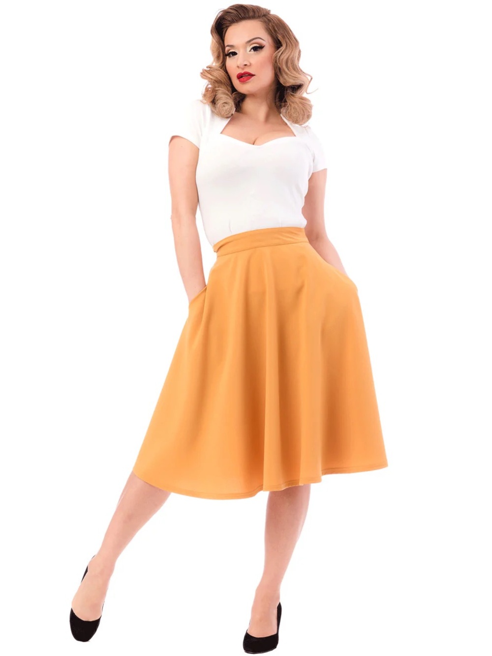 Steady Clothing Retro Circle Skirt, 1X